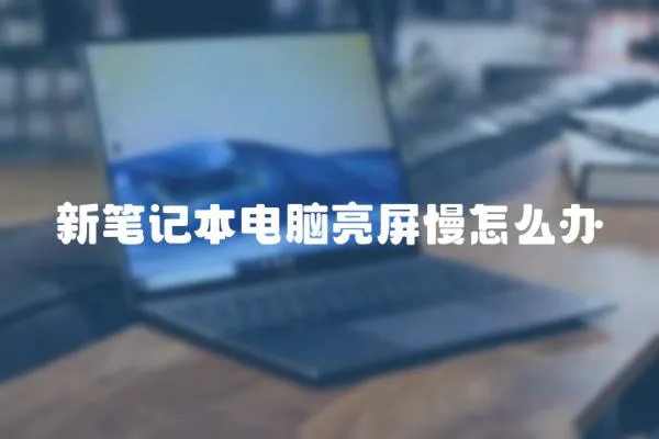 新筆記本電腦亮屏慢怎么辦