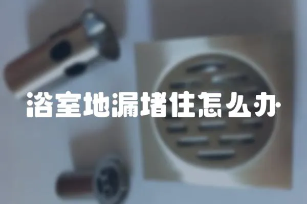 浴室地漏堵住怎么辦