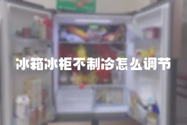冰箱冰柜不制冷怎么調(diào)節(jié)
