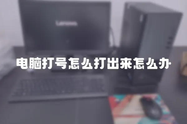 電腦打號怎么打出來怎么辦