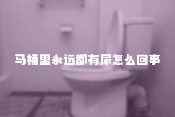 馬桶里永遠都有尿怎么回事