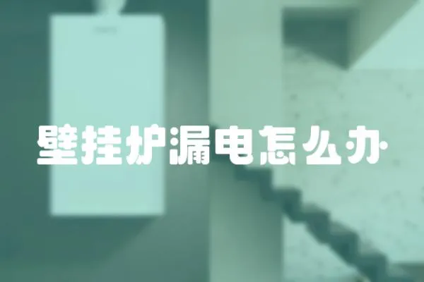 壁掛爐漏電怎么辦