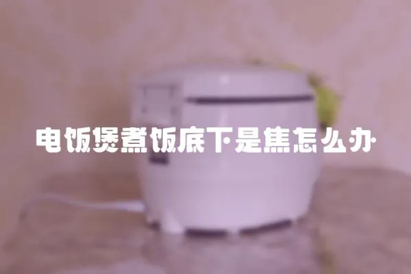 電飯煲煮飯底下是焦怎么辦