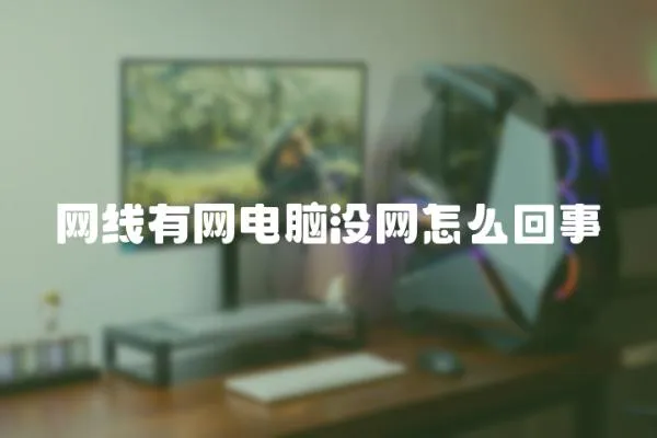 網(wǎng)線有網(wǎng)電腦沒(méi)網(wǎng)怎么回事