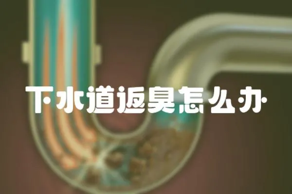 下水道返臭怎么辦