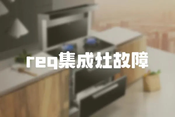 reg集成灶故障