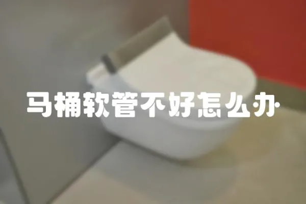 馬桶軟管不好怎么辦