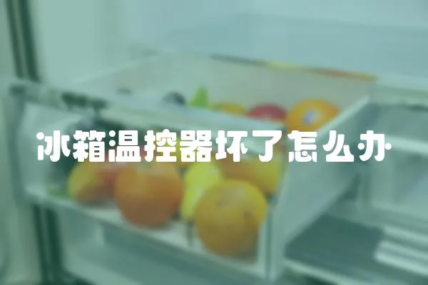 冰箱溫控器壞了怎么辦