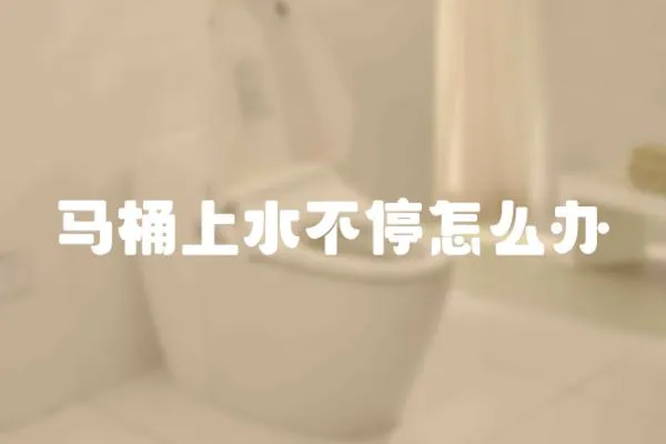 馬桶上水不停怎么辦