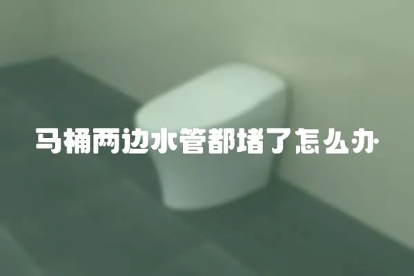 马桶两边水管都堵了怎么办