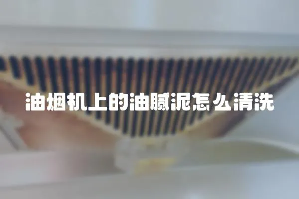 油煙機上的油膩泥怎么清洗