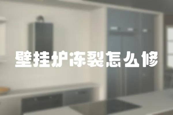 壁掛爐凍裂怎么修