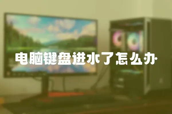 電腦鍵盤進水了怎么辦