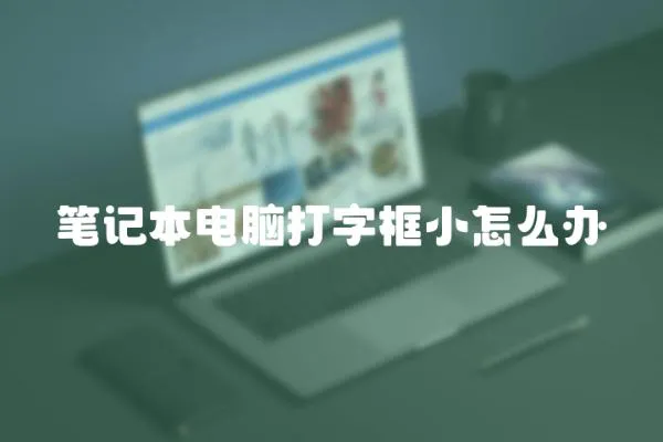 筆記本電腦打字框小怎么辦
