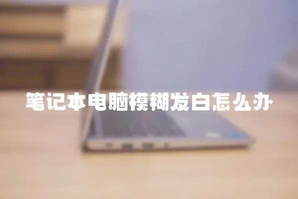 笔记本电脑模糊发白怎么办