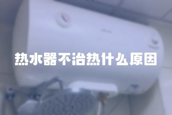熱水器不治熱什么原因