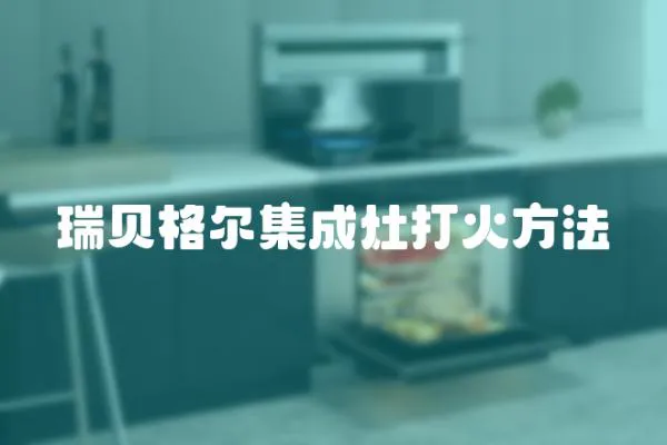 瑞貝格爾集成灶打火方法