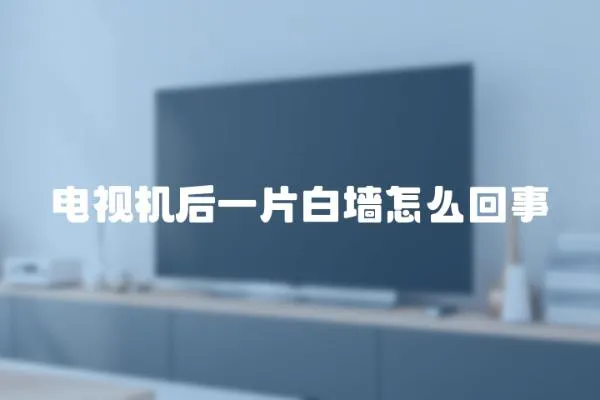 電視機后一片白墻怎么回事