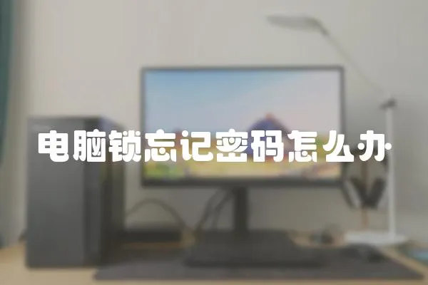 電腦鎖忘記密碼怎么辦