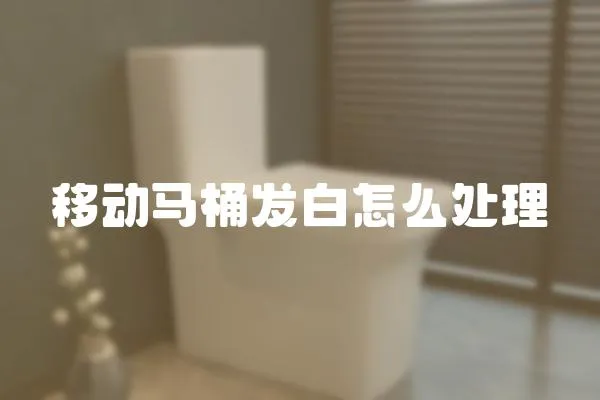 移動馬桶發白怎么處理