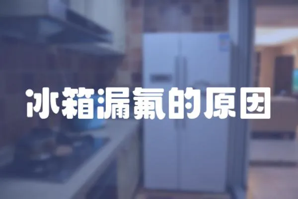 冰箱漏氟的原因