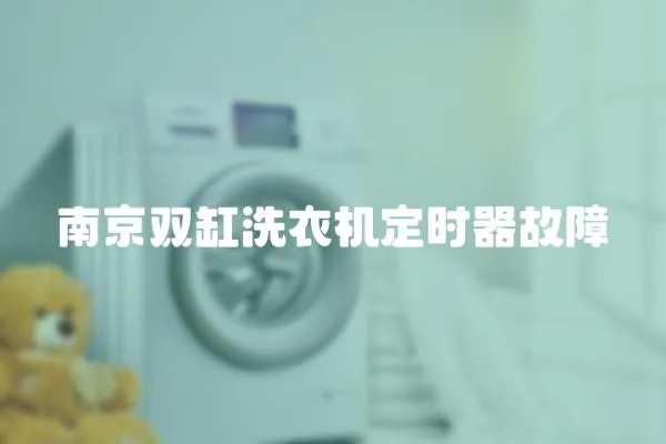 南京雙缸洗衣機(jī)定時器故障