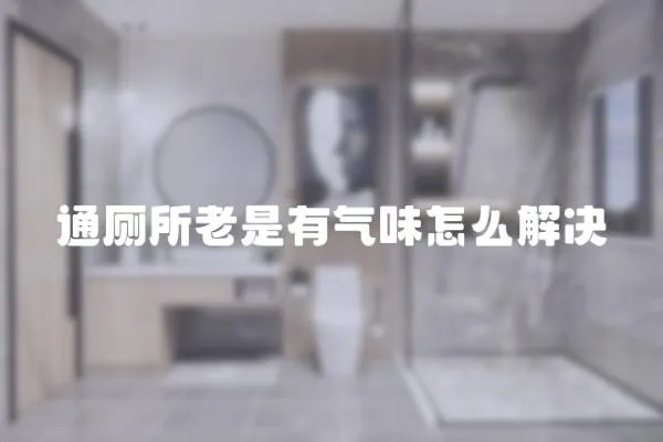 通廁所老是有氣味怎么解決