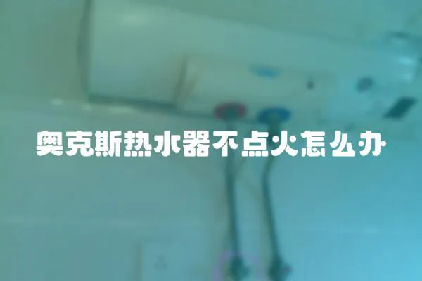 奧克斯熱水器不點火怎么辦
