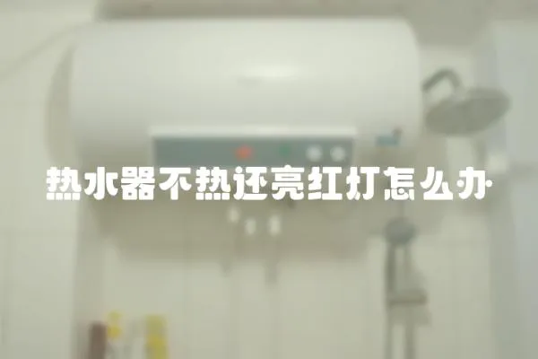 熱水器不熱還亮紅燈怎么辦