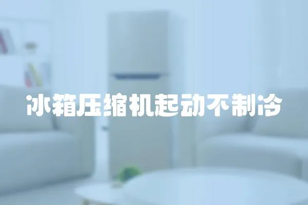 冰箱壓縮機起動不制冷