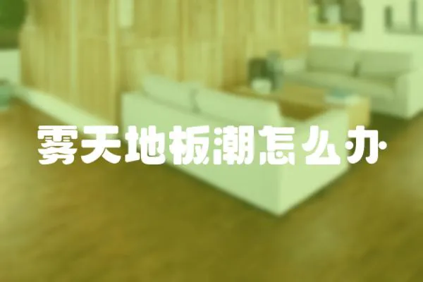 霧天地板潮怎么辦