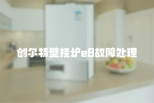 創爾特壁掛爐e8故障處理