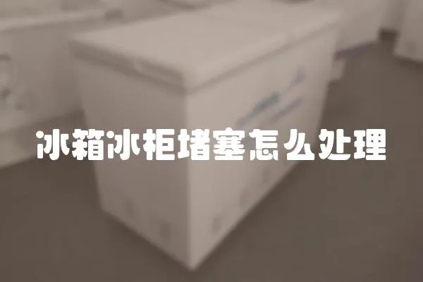 冰箱冰柜堵塞怎么處理