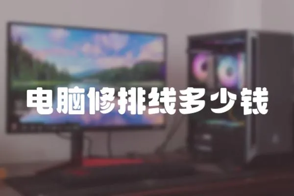 電腦修排線多少錢